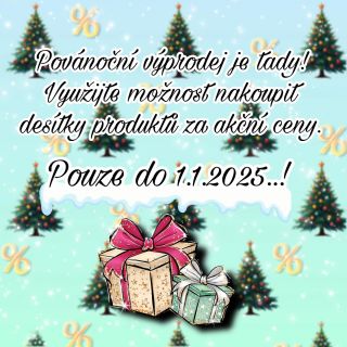 Vánoce jsou možná za námi, to ale neznamená, že si už nemůžeme udělat radost ! 🤩 Využijte možnost nakoupit desítky akčních...